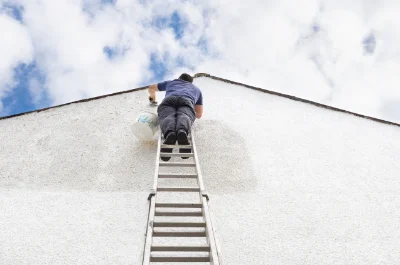 Peinture extérieure à la Frasnée — façades et ravalement
